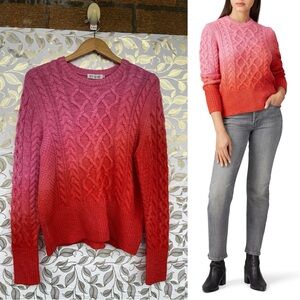 Ply-Knits Frida Merino Wool Ombre Sweater XL